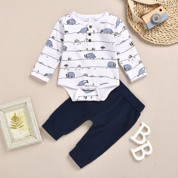 Baby cartoon onesies for men and women - Image 2