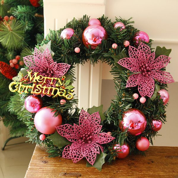 Christmas Decorations Christmas Wreath Home Decor For Home Garden Decorations Mall Door Decoration - Image 7