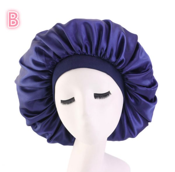 Beauty print Satin silk Bonnet sleep night cap - Image 6