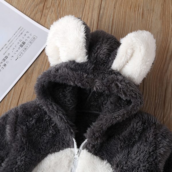 Baby Fleece Cute Animal One-piece