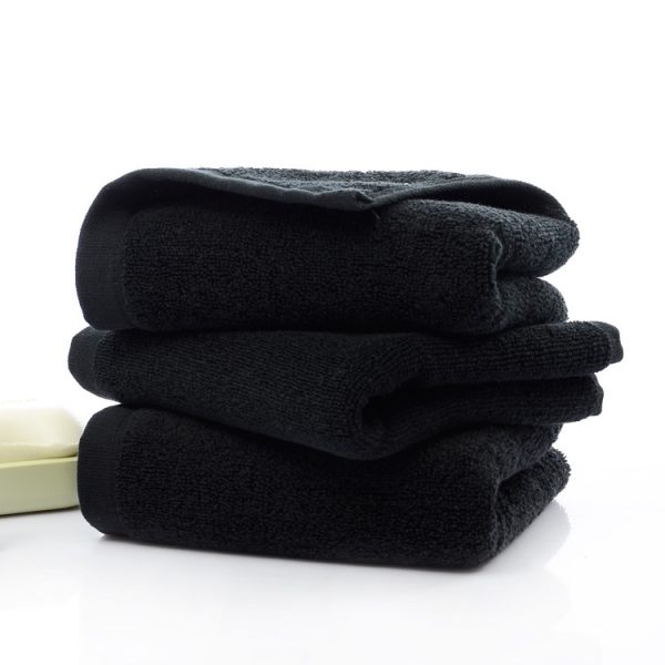 21 strands of black cotton towels - Image 3