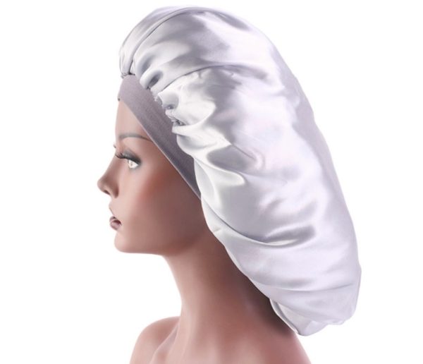 Beauty print Satin silk Bonnet sleep night cap - Image 4