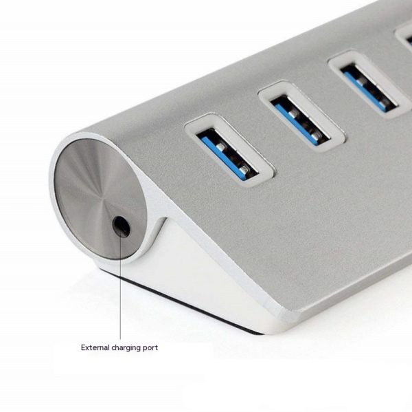 USB30 Seven-port Hub Mobile Phone Charging Aluminum Alloy Material - Image 9