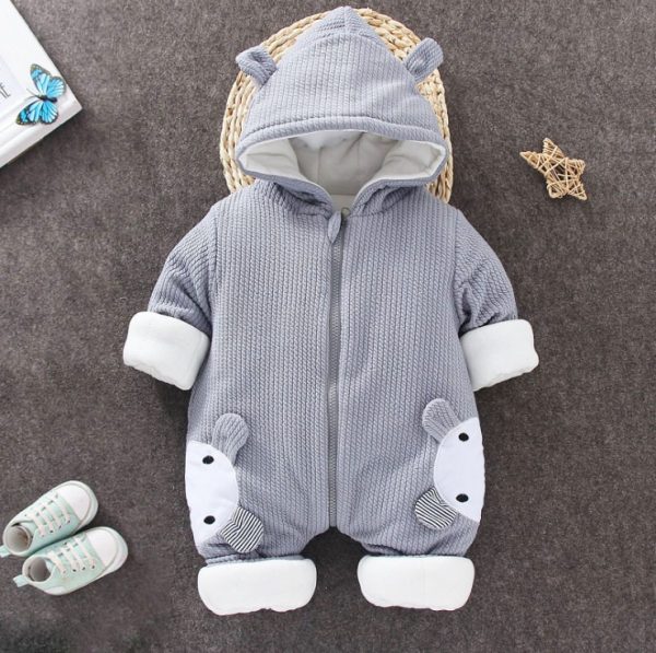 Autumn Winter Coat Jumpsuit Baby Clothing Newborn Snowsuit Boy Warm Romper Down Cotton Jackets Girl Snow clothes Bodysuit - Image 6