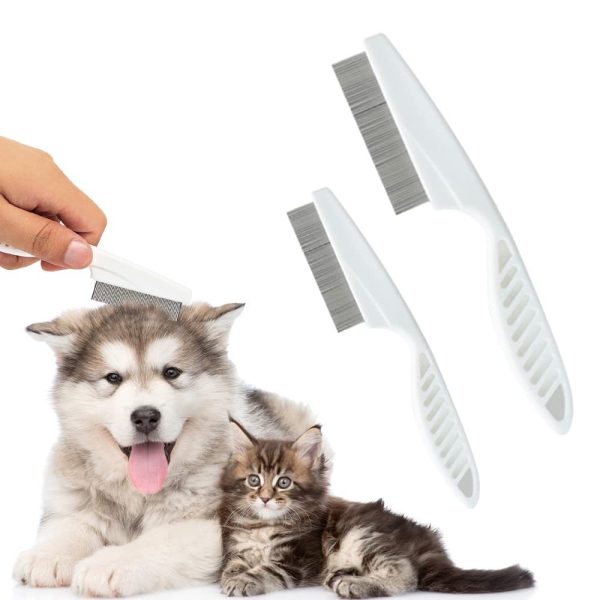 Multifunctional Pet Comb Tear Stain Removal Comb Magic Pets Grooming Comb Kit For Small Dogs Puppies  Pet Grooming Brush Fine-Tooth Stainless Grooming Massage Comb - Image 9