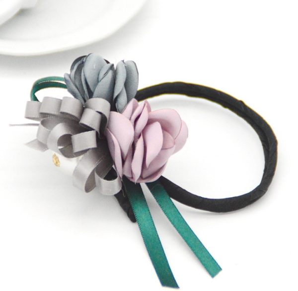 Bun Hair Half Bun Pearl Flower Hair Plate Hair Elastic Korean Styling Headdress Hair Accessories - Image 8