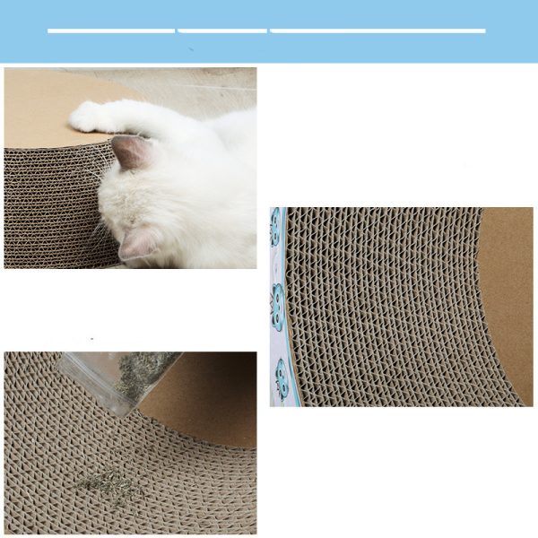 Cat scratching board corrugated nest - Image 4