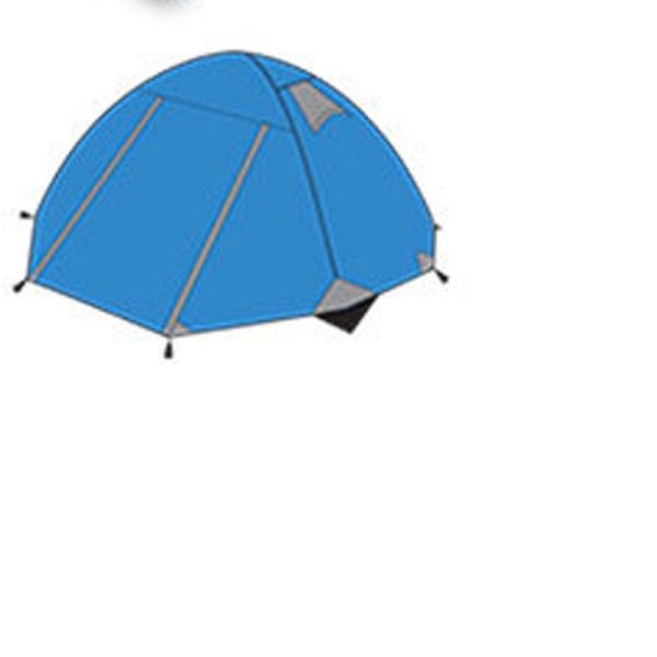 Triple Double Double Double Door Aluminum Pole Camping Tent - Image 3