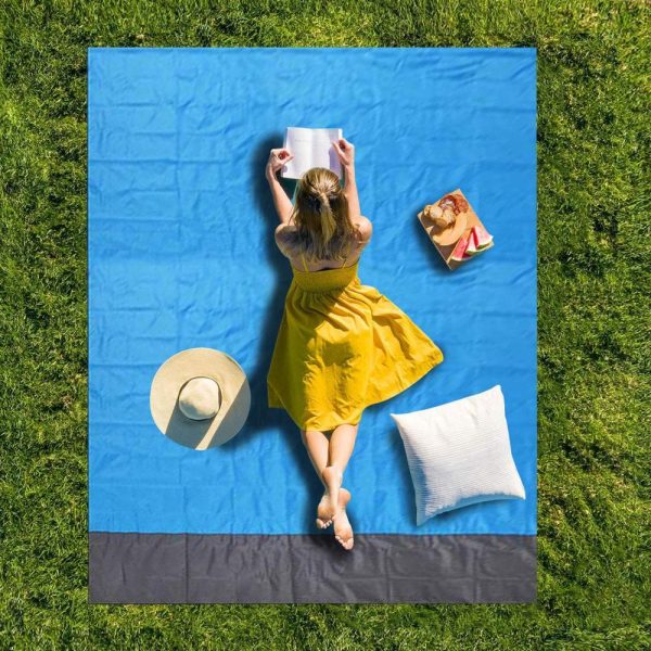 Portable Waterproof Picnic Mat Beach Mat Pocket Blanket