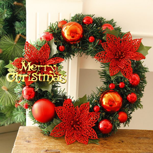 Christmas Decorations Christmas Wreath Home Decor For Home Garden Decorations Mall Door Decoration - Image 9