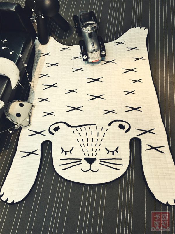 Toys Baby Play Mat Kids Carpet White Tiger Plush Rugs For Liveing Room Decoration Floor Mats Developing Mat For Children - Image 6