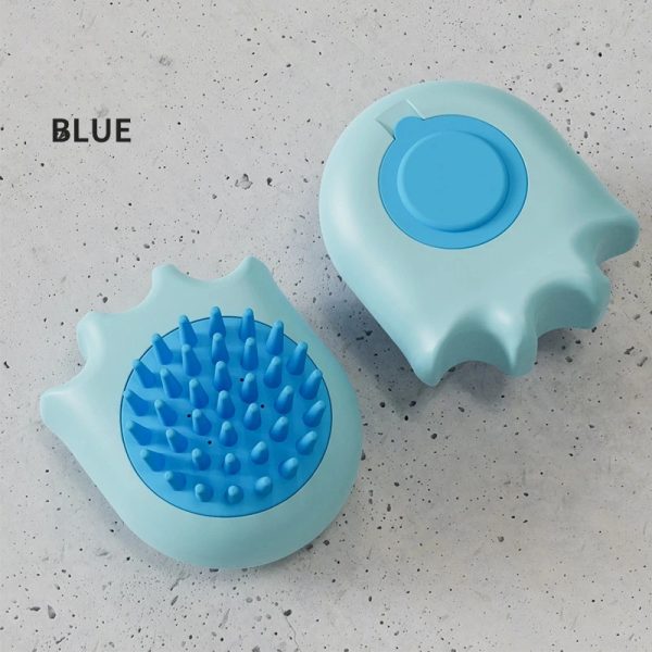 Pet Bath Brush Massage Brush Massage Comb Cat And Dog Bath Brush Pet Cleaning Supplies With Shampoo Box Pet Dog Brush - Image 4