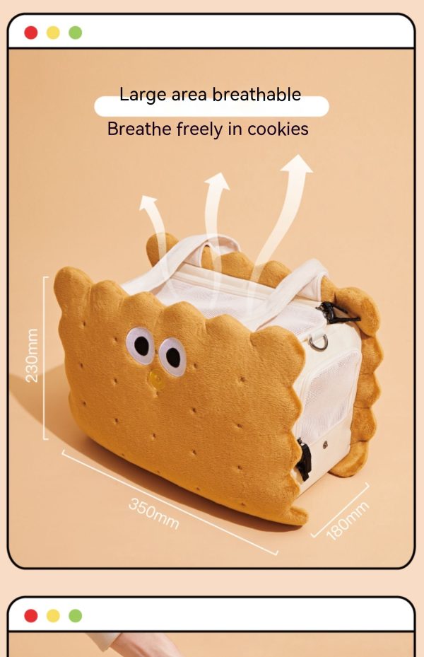 Sandwich Biscuit Bag Cat Winter Portable Outing Dogs And Cats Large Capacity Good-looking Anti-stress - Image 10