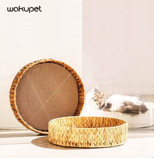 Cat Scratch Board Winter Rattan Warm Cat Nest - Image 9