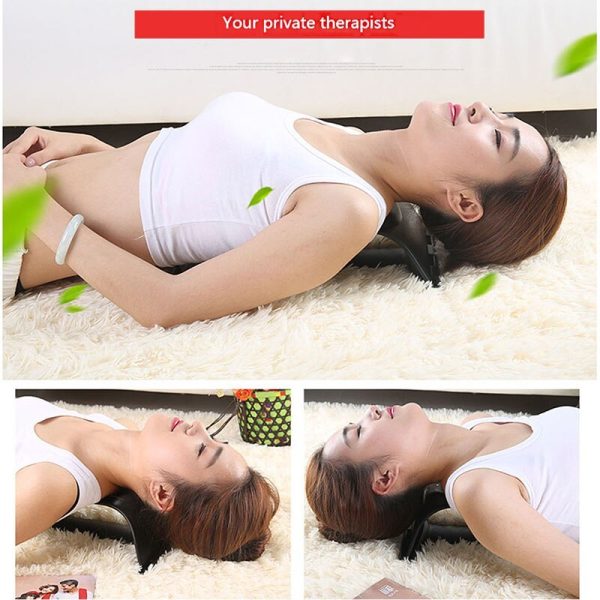 Neck Massage Cervical Traction Pain Relief Posture Corrector Acupressure - Image 4