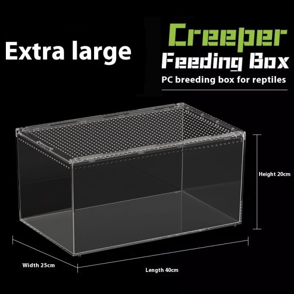 Crawler Acrylic High Permeability Feeding Box - Image 9