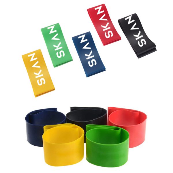 5 Level Resistance Rubber Bands Yoga Training Elastic Bands - Image 3