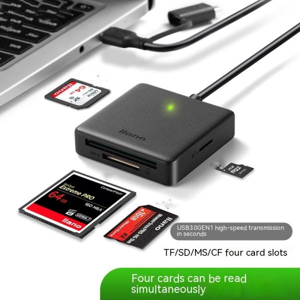 SDTFCFmemory Card USB30 High-speed Multi-drive Letter Card Reader - Image 5