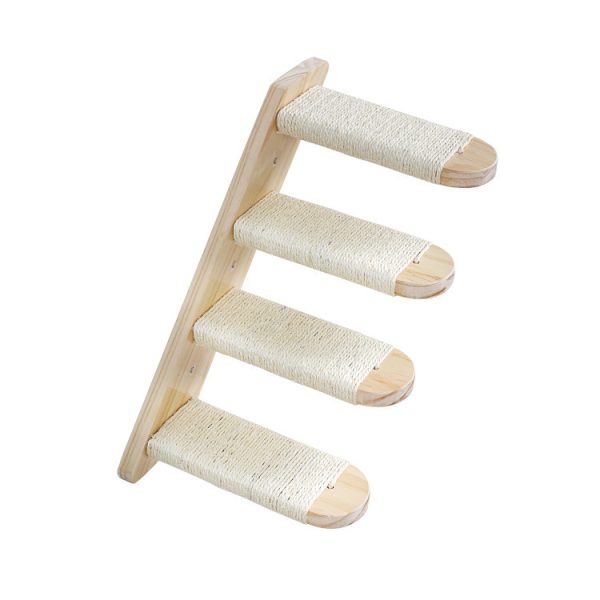 Wall Type Solid Wood Sisal Column Cat Scratching Board Toys - Image 6