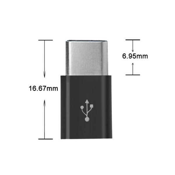 10PC USB-C Type-C To Micro USB Data Charging Adapter For And - Image 3