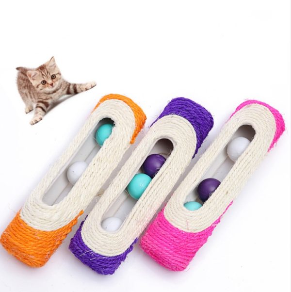 Long Roller Three-snap Badminton Pet Toy