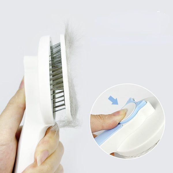 Pet Self Cleaning Cat Brushes, Cat Grooming Brush For Dogs Cats For Long Haired & Short Hair Gently To Remove Loose Undercoat, Mats Tangled - Image 7