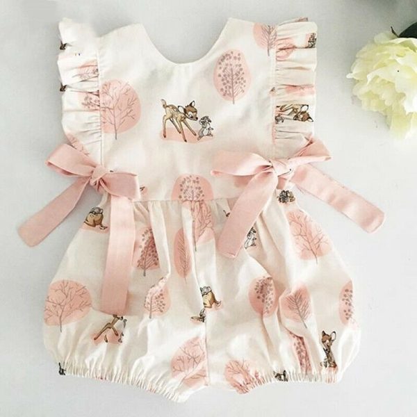 Baby One-piece Pants Newborn Jumpsuit Girl - Image 6