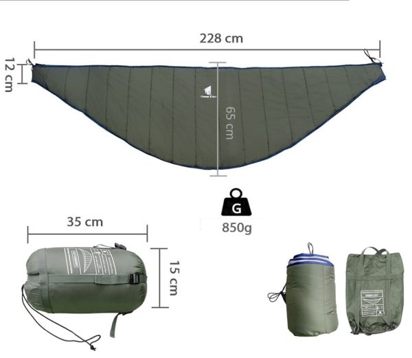 Waterproof Portable Folding Outdoor Leisure Convenient Camping Hammock - Image 4