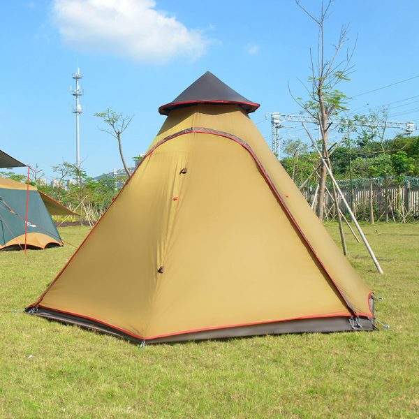 Factory direct Indian tent outdoor wind type camping tent awning camping tower new account - Image 2