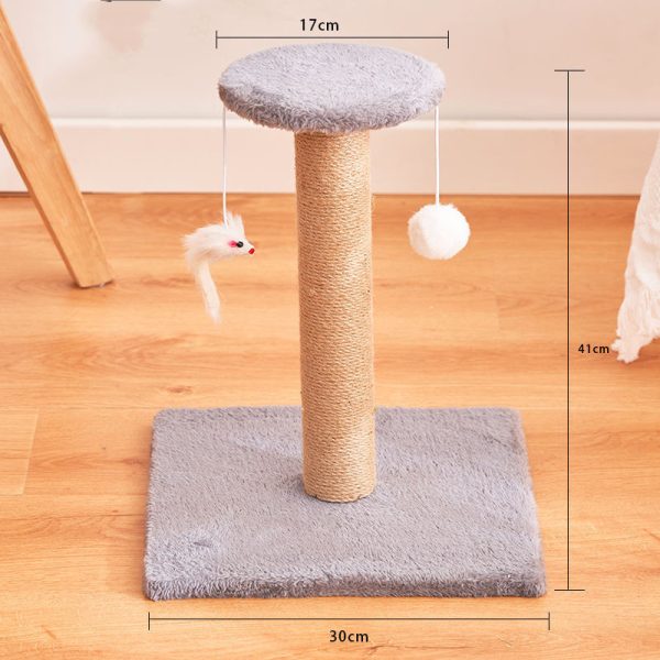 Cat Scratcher Sisal Vertical Durable Non-dandruff Anti-scratch Toy Cat Supplies - Image 5