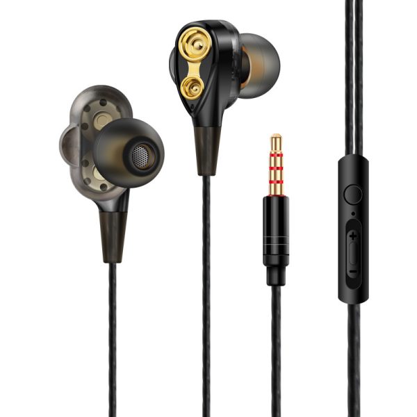 Quad Core Dual Dynamic Metal Subwoofer Headphones - Image 5