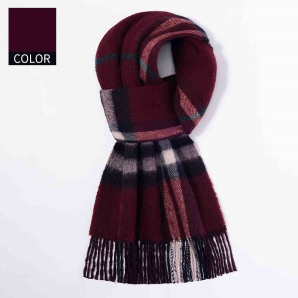 Winter New Men's Cashmere Scarf - Image 10