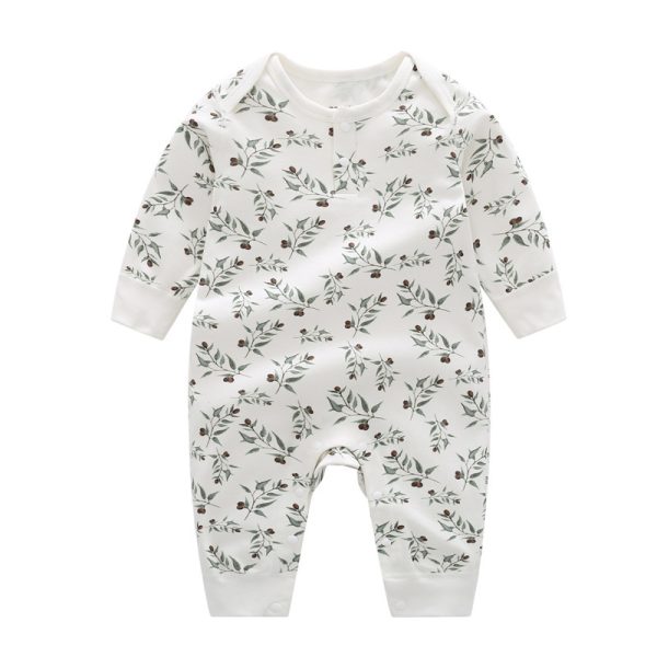 Spring And Autumn Organic Cotton Baby Jumpsuit - Image 6