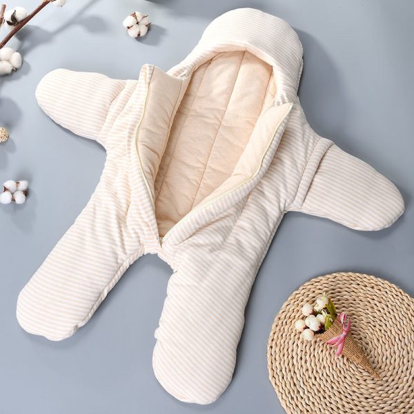 Sleeping Bag Newborn Baby Colored Cotton Starfish With Feet Split-leg Sleeping Bag - Image 3