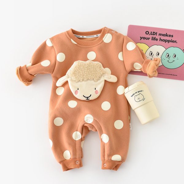 Baby Spring And Autumn One-piece Long-sleeved Cartoon Romper - Image 6