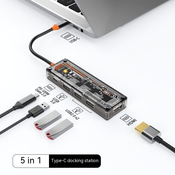 Hub Expansion Dock Notebook Computer Converter - Image 2