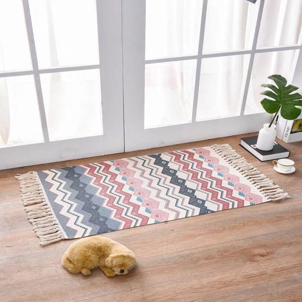 Scandinavian Style Linen Cotton Rug - Image 10