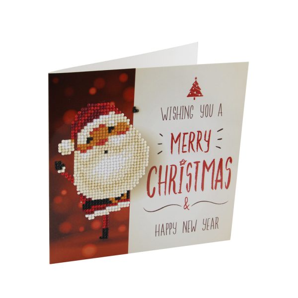 Christmas DIY Diamond Painting Greeting Cards 5D Cartoon Birthday Postcards Kids Festival Embroidery Greet Cards Gifts - Image 7