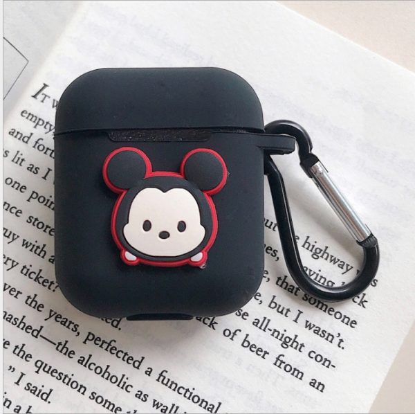 Compatible with Apple, AirPods protective jacket cute cartoon silicone anti-falling earphone jacket Japanese Korean women''s key-clasp hanging rope - Image 9