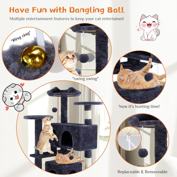 Multi Functional Cat Treehouse Cat Climbing Frame - Image 9