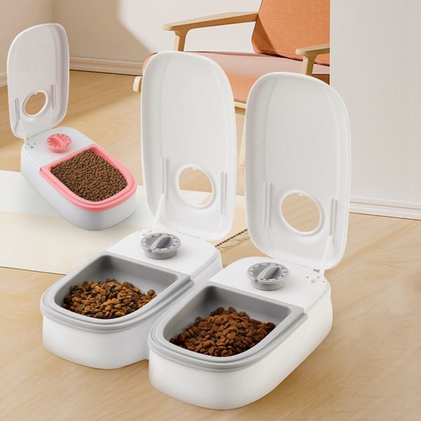 Automatic Pet Feeder Smart Food Dispenser For Cats Dogs Timer Stainless Steel Bowl Auto Dog Cat Pet Feeding Pets Supplies - Image 5