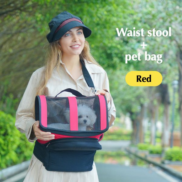 New Portable Pet Cat Bag Cat Bag Dog Out Portable Pet Bag Cross-border Hot Selling Folding Outer Band Cat Bag With Base - Image 6