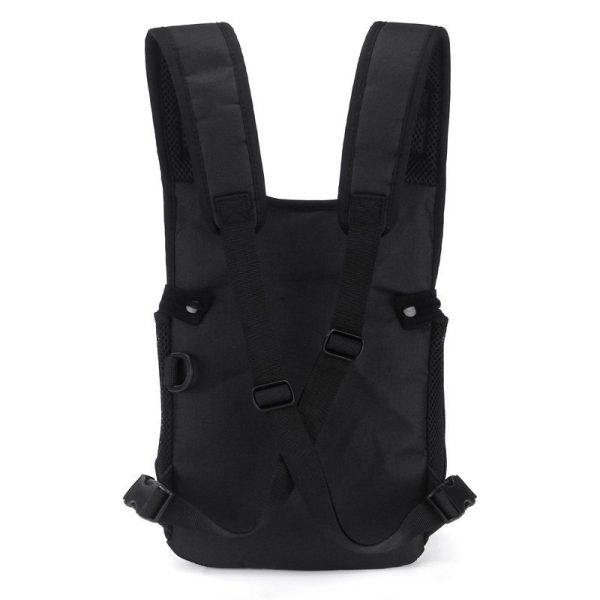 Pet Backpack Foldable Convenient Backpack Beautiful And Practical Canvas Mesh Bag - Image 4