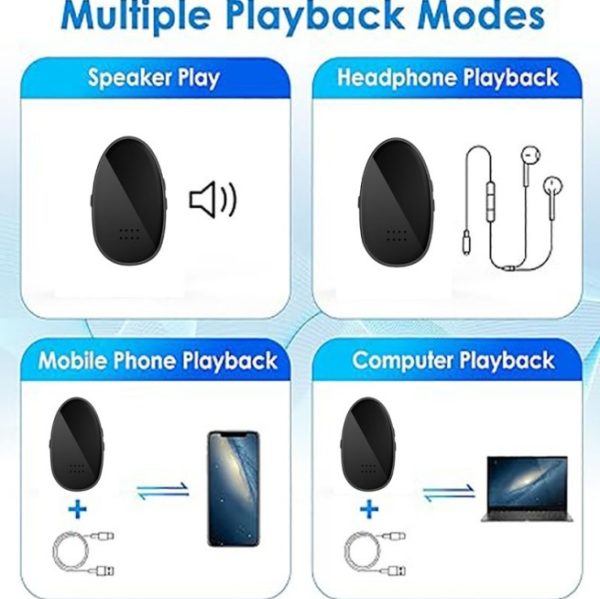 The Voice Recorder Is Miniature And Has A Built-in Horn Magnet - Image 7