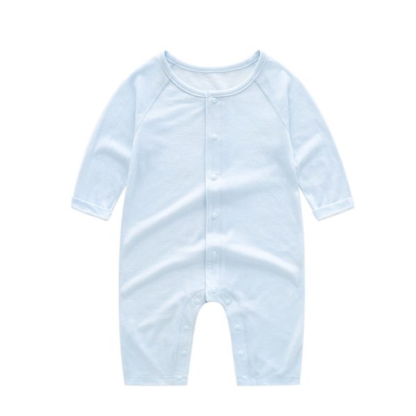 Ultra-thin Bamboo Fiber Baby One Piece Pajamas - Image 5