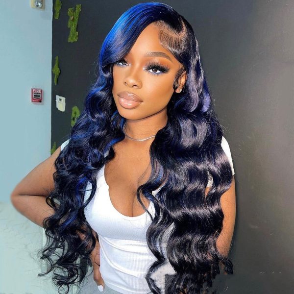 Highlight Body Wave Human Hair Lace Front Wig - Image 2