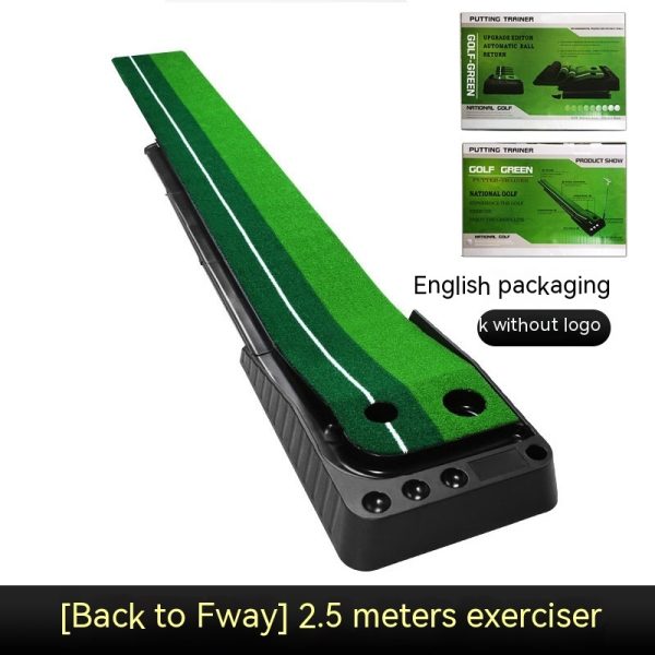 2.5M3M Golf Putting Mat Golf Putter Trainer Green Putter Carpet Practice Set - Image 6