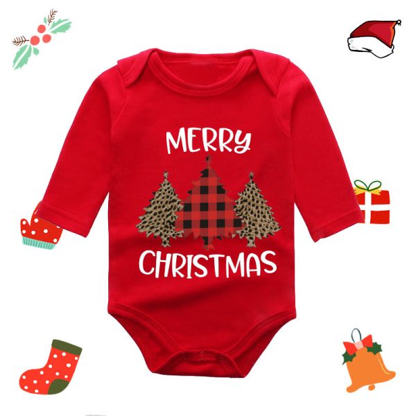 Long Sleeve Red Elk Baby Newborn Jumpsuit - Image 6