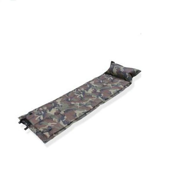 Camo Automatic Inflatable Cushion With Pillow Outdoor Camping Camping Damp - Image 4