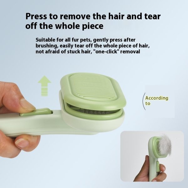 Cat Pet Dog Hair Removal One-click Lady Shaver Float Knot Untying Comb - Image 2